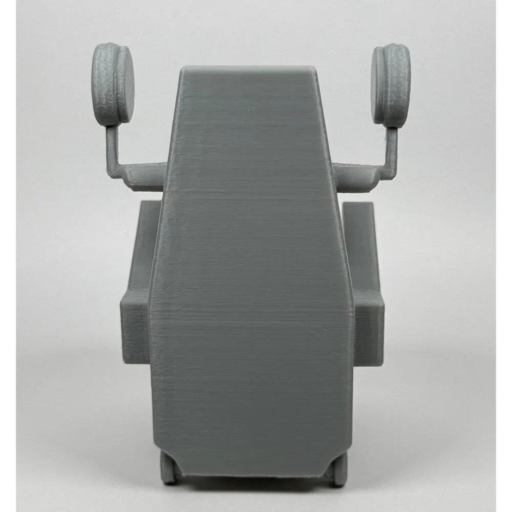 Star Trek TOS dagger of the mind torture chair paintable gray plastic